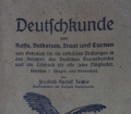 Deutschkunde. Von Friedrich Rudolf Zenker (1923).