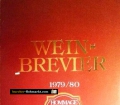 Wein-Brevier 1979-80. Von Sankt Urban Kellerei Gottardi.