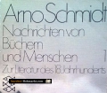 Nachrichten von Büchern und Menschen 1. Von Arno Schmidt (1977)