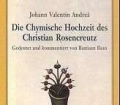 Die chymische Hochzeit des Christian Rosencreutz. Von Johann Valentin Andreä (2001)