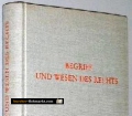 Begriff und Wesen des Rechts. Werner Maihofer (1973)
