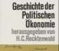 Geschichte der politischen Ökonomie. Von Horst Cl. Recktenwald (1971)