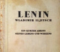 Lenin. Von Wladimir Iljitsch (1950)
